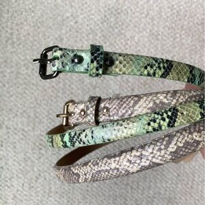 Thin leather belts, 26”, size M